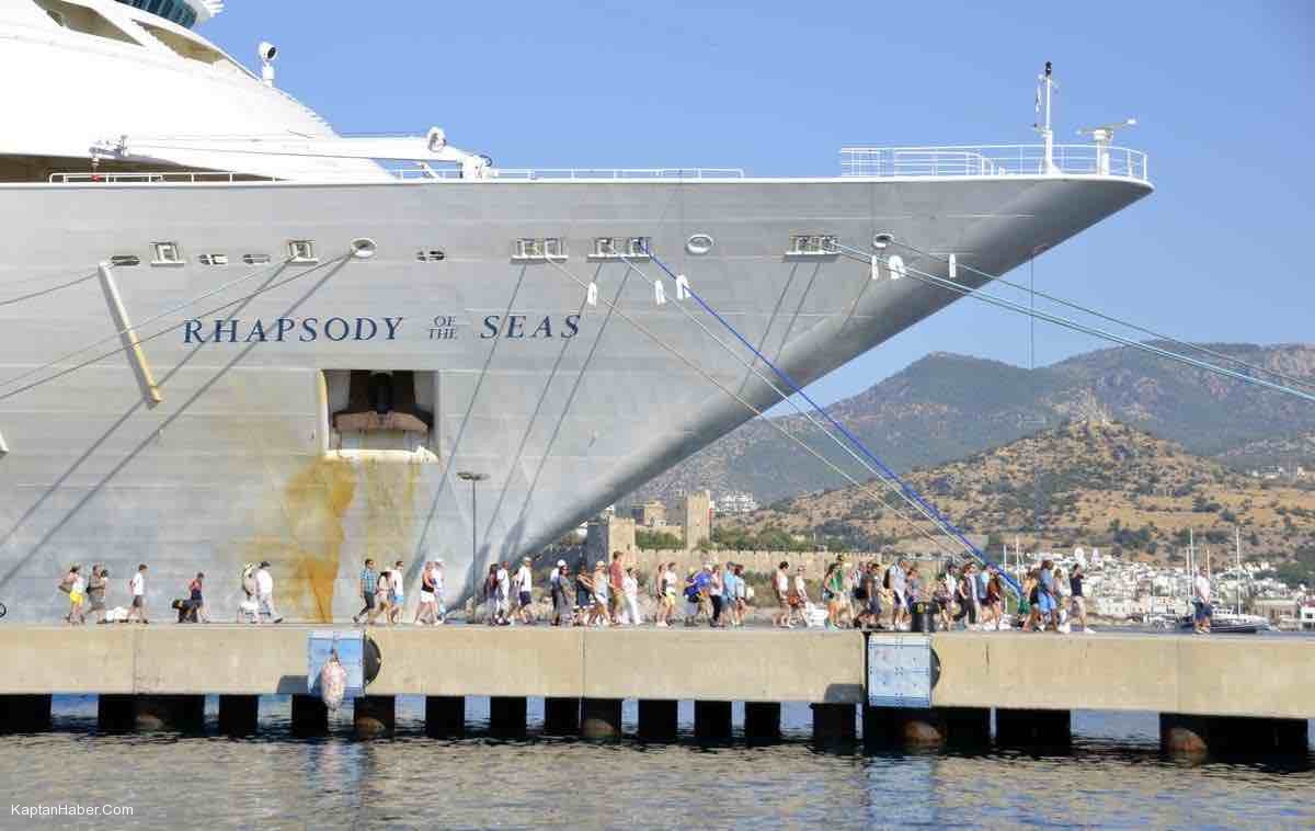 Rhapsody Of The Seas, Bodrum'a geldi