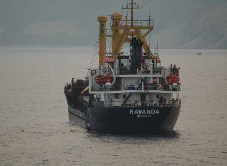 Çarpışan Gemiler Midilli Adasında