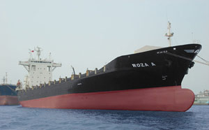 Türk Gemisi Selanik Açıklarında Karaya Oturdu