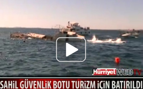 Sahil Güvenlik Botu Batırıldı!