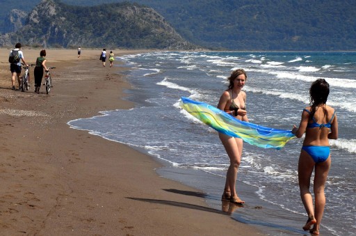 İztuzu Sahili Turistlerin İlgi Odağı