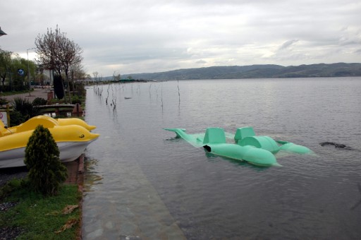 Gölde Su Seviyesi Yükseldi