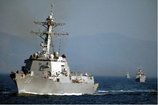 Rice'ın Uyarı Gemisi Suriye'den Ayrıldı