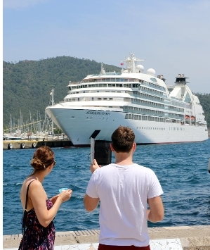 "Seabourn Odyssey"  İlk Kez marmaris'te