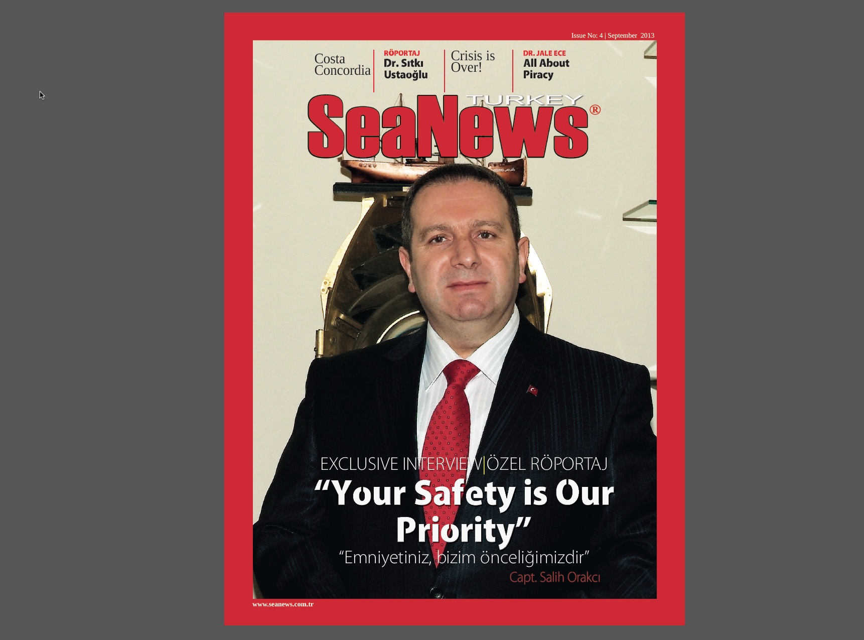 SeaNews Dergisi Eylül Sayısı Dağıtımda