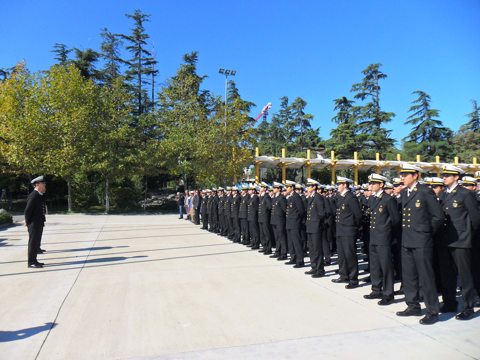 Şehitler İçin Denizcilik Fakültesinde Tören
