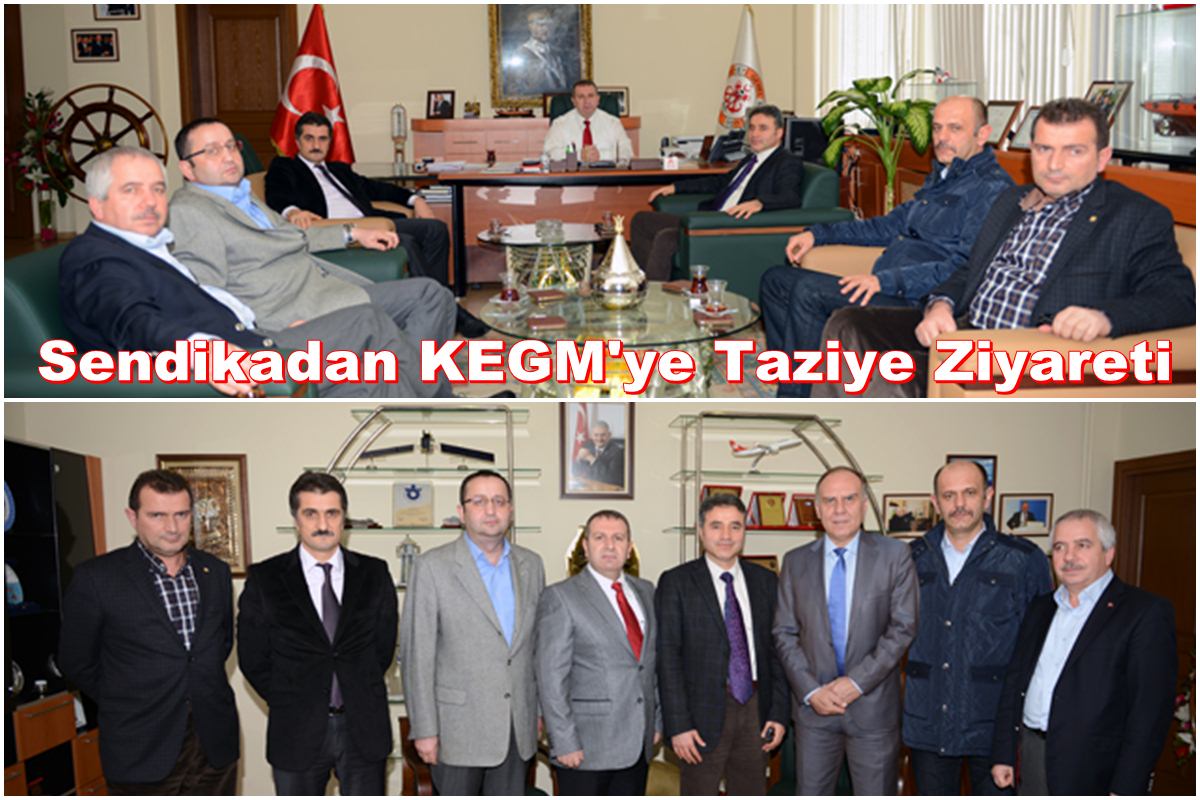 Sendikadan Kıyı Emniyetine Taziye Ziyareti