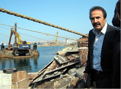 Tuzla'daki dolgu alan çalışması