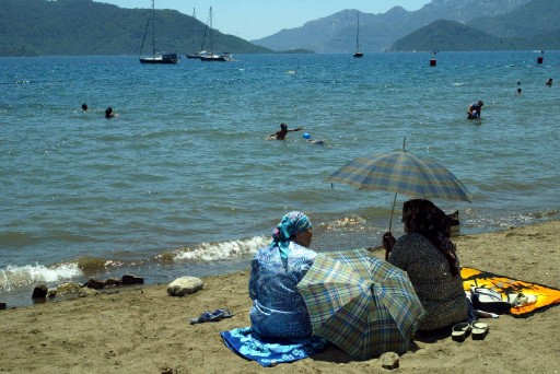 Marmaris&#039;te Plajlar Dolu