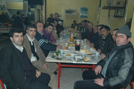 Şöförler Yemekte Biraraya Geldi