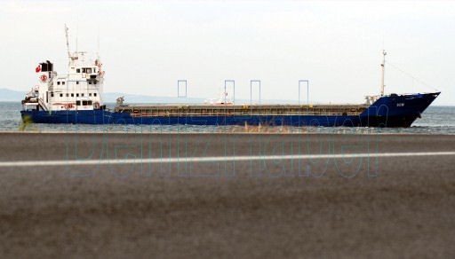 İşte Karaya Oturan SOM Adlı Gemi