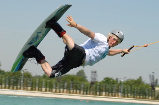 Bursa'da Su Kayağı Gösterisi