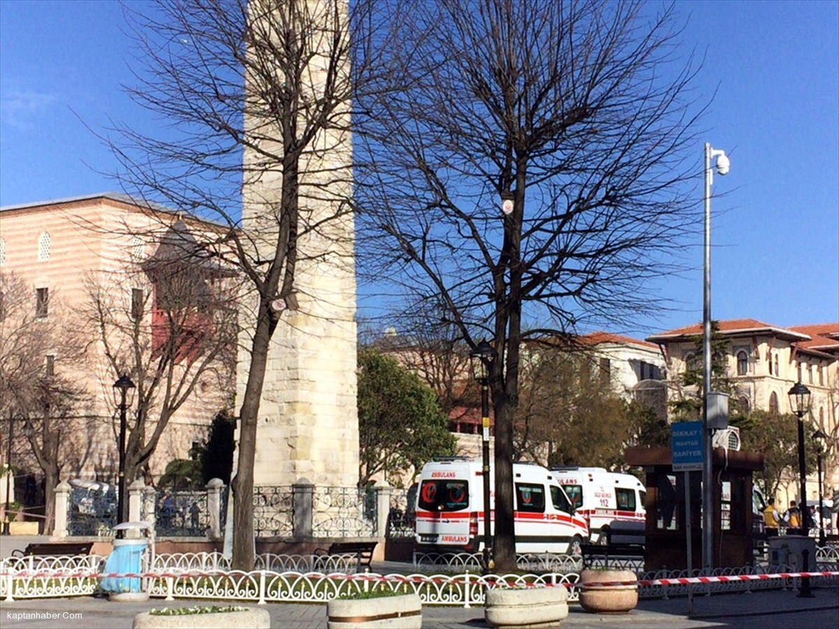 Sultananahmet&#039;te Diklitaş Civarında Patlama