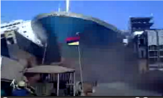 DenizTV: Tanker Tersane Rıhtımını Böyle Dağıttı