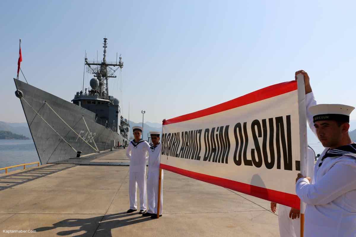 TCG Gemlik, deniz haydutluğuyla mücadele için uğurlandı