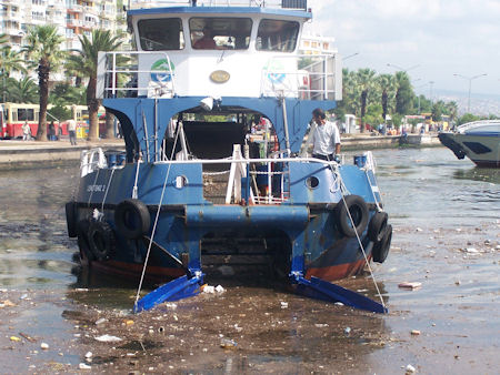 Körfeze özel üretim temizlik teknesi