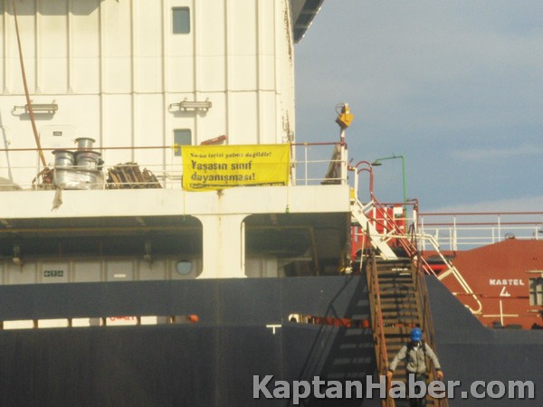 Tersane İşçilerinden Eylem