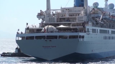 Sezonun İlk Kruvaziyer Gemisi Bodrumda