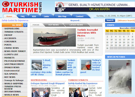 Korsanla Görüşme TurkishMaritimeNews'da