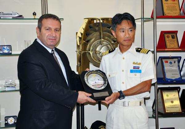 Japon Komutandan Kıyı Emniyeti&#039;ne Ziyaret