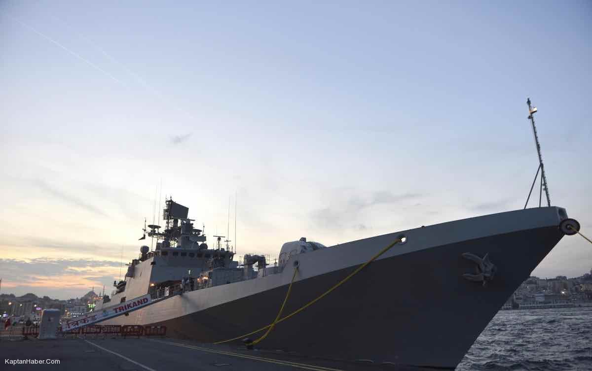 Hintli INS TRIKAND fırkateyni İstanbul&#039;da