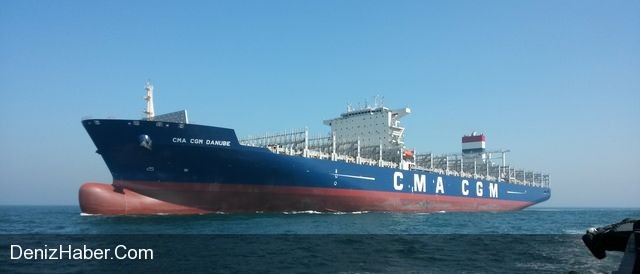 CMA CGM Danube ilk seferinde arızalandı