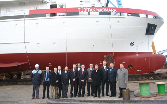 "TÜBİTAK Marmara" Denize İniyor