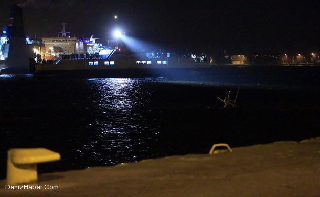 Sarhoş kaptan gemiye çarptı