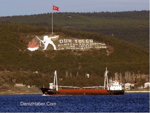 Uranyum Yüklü Gemi Çanakkale'den Geçti