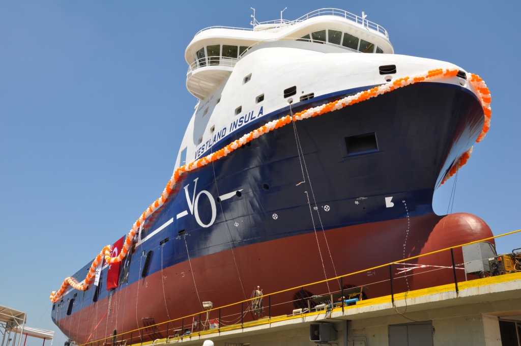 Vestland Insula Denize İndirildi