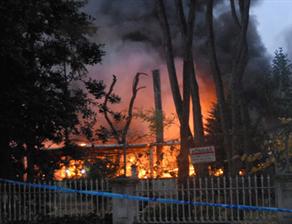 Tophane'de Nargile Kafelerde Yangın