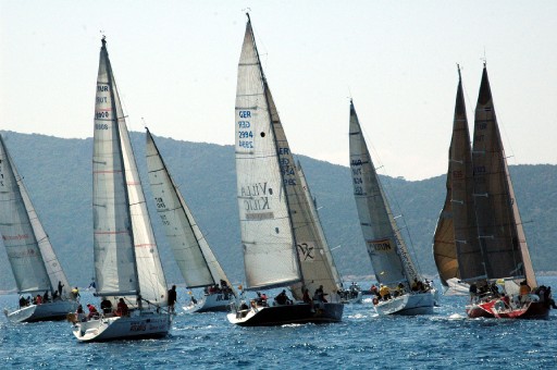 Bodrum'da Yelken Yarışları
