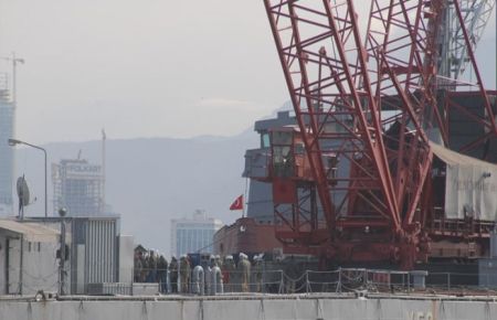 Yüzdürülen Römorköre &#039;&#039;Bayrak&#039;&#039;Çekildi