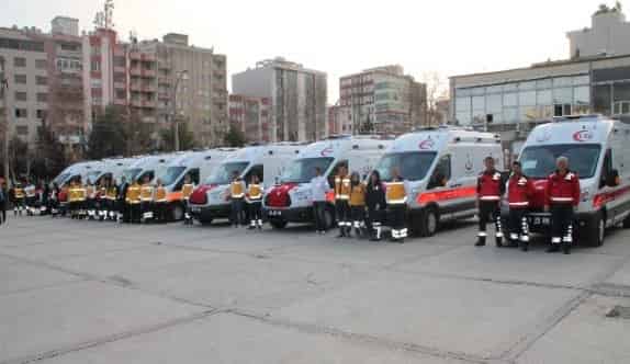 Adıyaman’da 8 Yeni Ambulans Hizmete Girdi