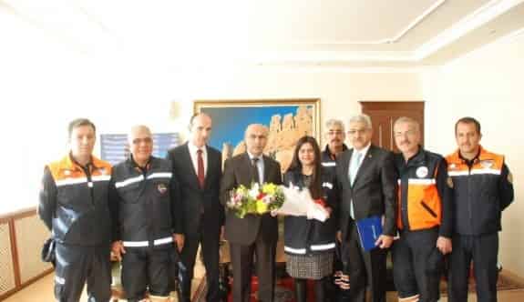 AFAD Personelinden Vali Demirtaş’a Ziyaret