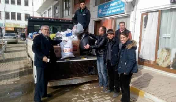 AK Parti Daday İlçe Başkanlığından Bayır Bucak Türkmenlerine Yardım