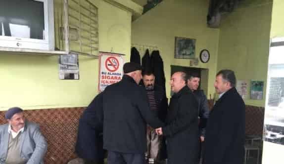 AK Parti Heyeti Esnafları Ziyaret Etti