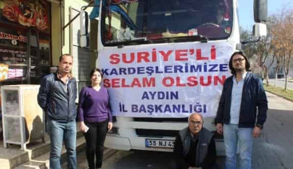 AK Parti Yardım Tırı Kilis’e Ulaştı