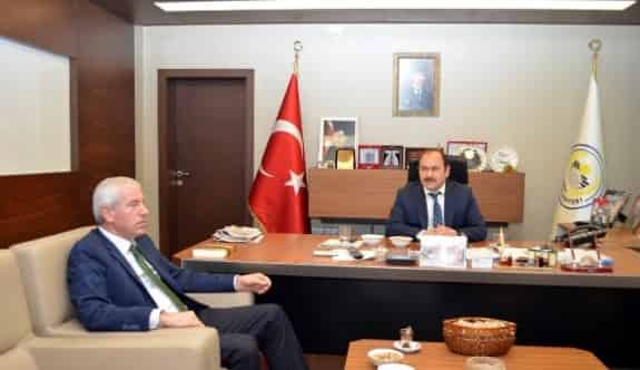 Alaçam Belediye Başkanı Uyar’dan Eyvaz’a Ziyaret