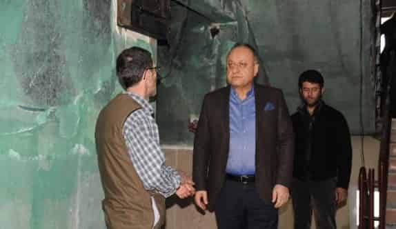 Başkan Babaş, Yangınzedeleri Ziyaret Etti