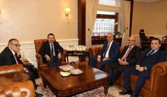 Başkan Ergün İçişleri Bakanlığı’nı Ziyaret Etti