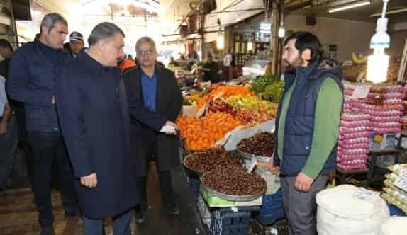 Başkan Gürkan, Kasap Pazarını Gezdi
