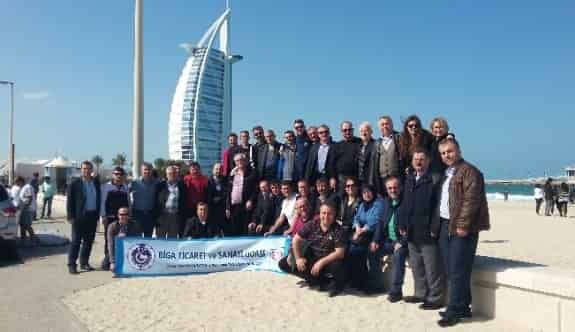 Biga TSO Heyeti Dubai’de İşbirliği Fırsatlarını Araştırdı
