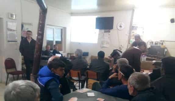 Burhaniye’de Çiftçilere Gece Eğitimi