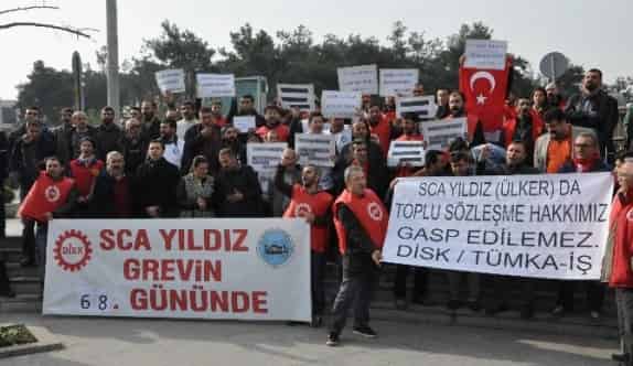 Fabrikası Çalışanları Eylem Yaparak Destek İstedi