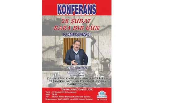 Gazeteci Yazan Sinan Burhan Postmodern Darbe Dönemini Anlatacak