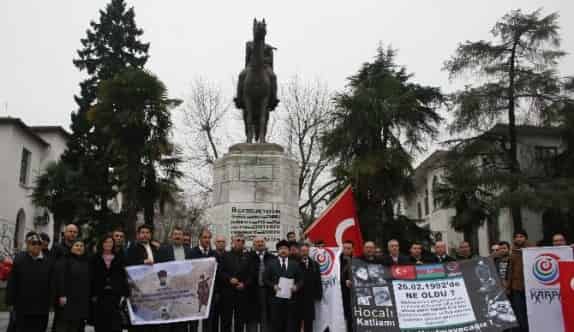 Karapapak Türkleri Birliği ‘Hocalı’ Katliamını Protesto Etti