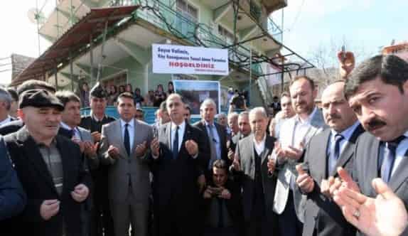 Mercimek Köy Konağının Temeli Atıldı