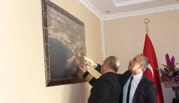 Sahil Güvenlik Komutanlarından Başkan Culha’yı Ziyaret