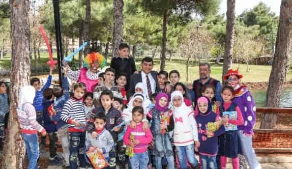 Suriyeli Yetim Çocuklar Şehitkamil’de Moral Buldu